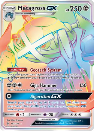 Metagross GX (Secret) (GRI-157) (Holofoil)