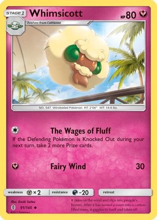Whimsicott (GRI-091) (Reverse Holofoil)