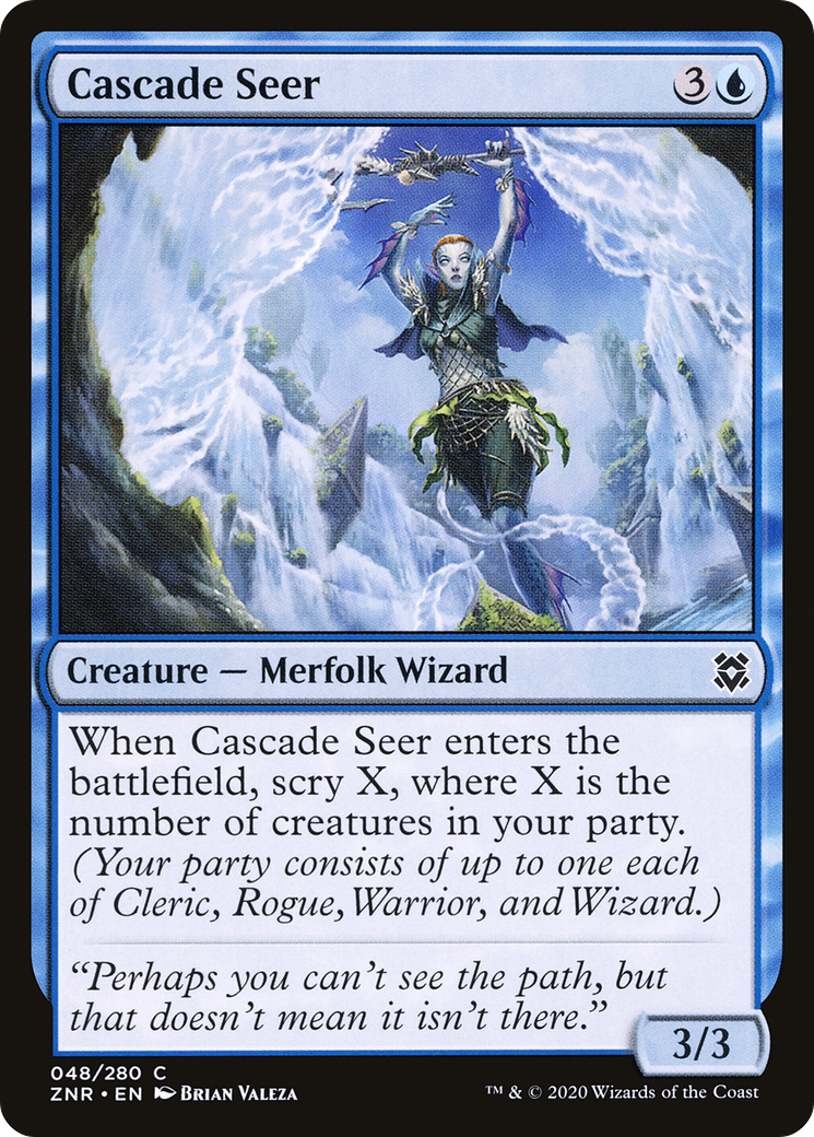 Cascade Seer (ZNR-048) (Foil)
