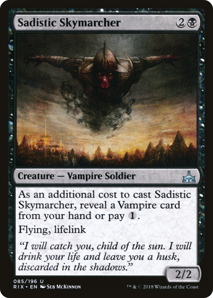 Sadistic Skymarcher (RIX-085) (Foil)