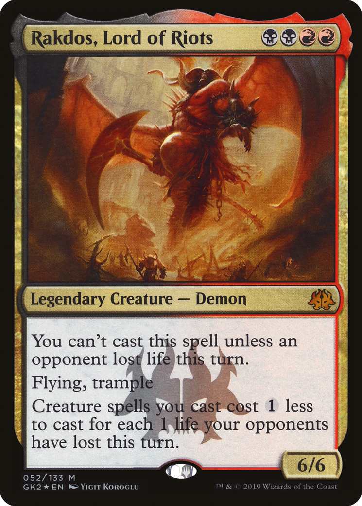 Rakdos, Lord of Riots (GK2-052) (Foil)