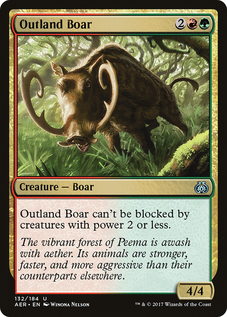 Outland Boar (AER-132) (Foil)