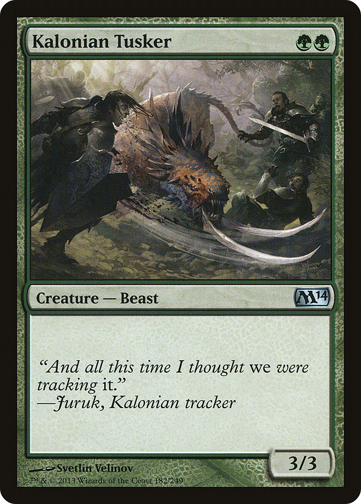 Kalonian Tusker (M14-182) (Foil)