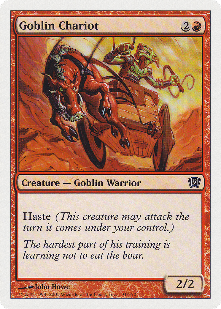 Goblin Chariot (9ED-191★) (Foil)