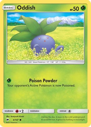 Oddish (BUS-004) (Reverse Holofoil)