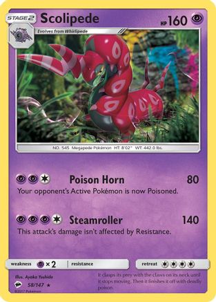 Scolipede (BUS-058) (Reverse Holofoil)