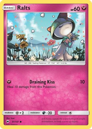 Ralts (BUS-091) (Reverse Holofoil)