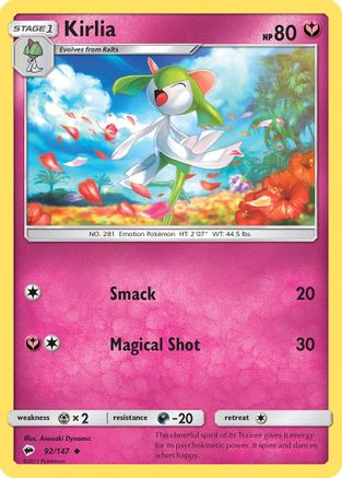 Kirlia (BUS-092) (Reverse Holofoil)