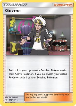 Guzma (BUS-115) (Reverse Holofoil)