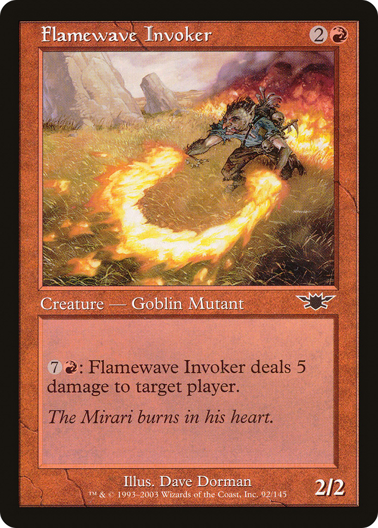 Flamewave Invoker (LGN-092) (Foil)