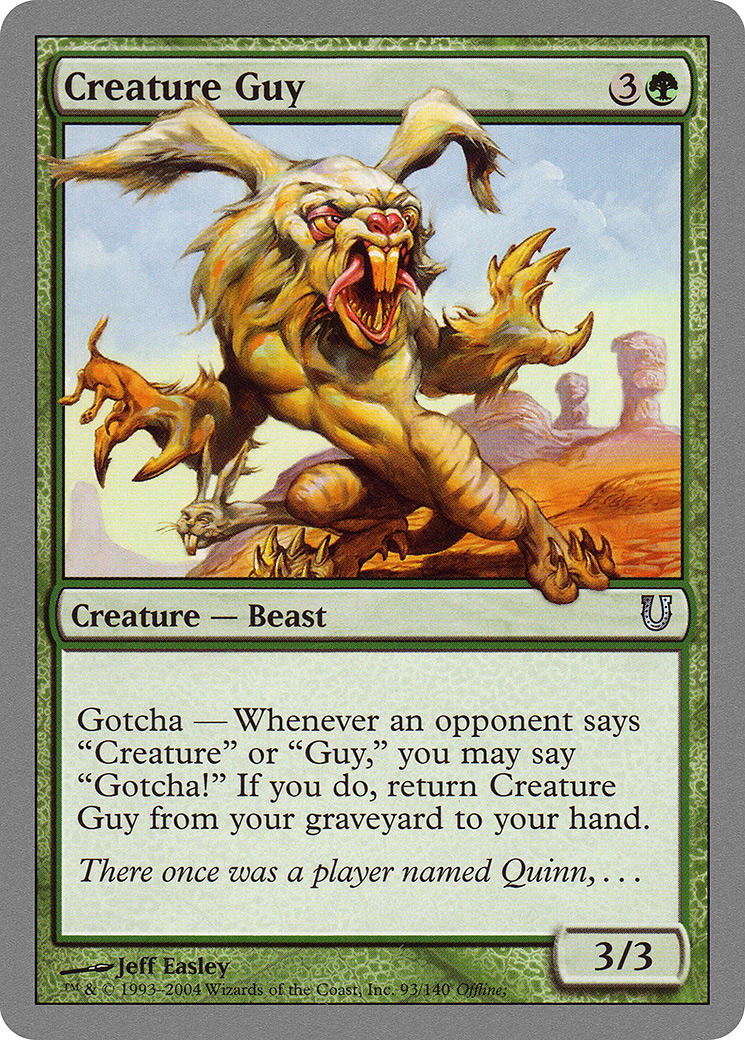Creature Guy (UNH-093)