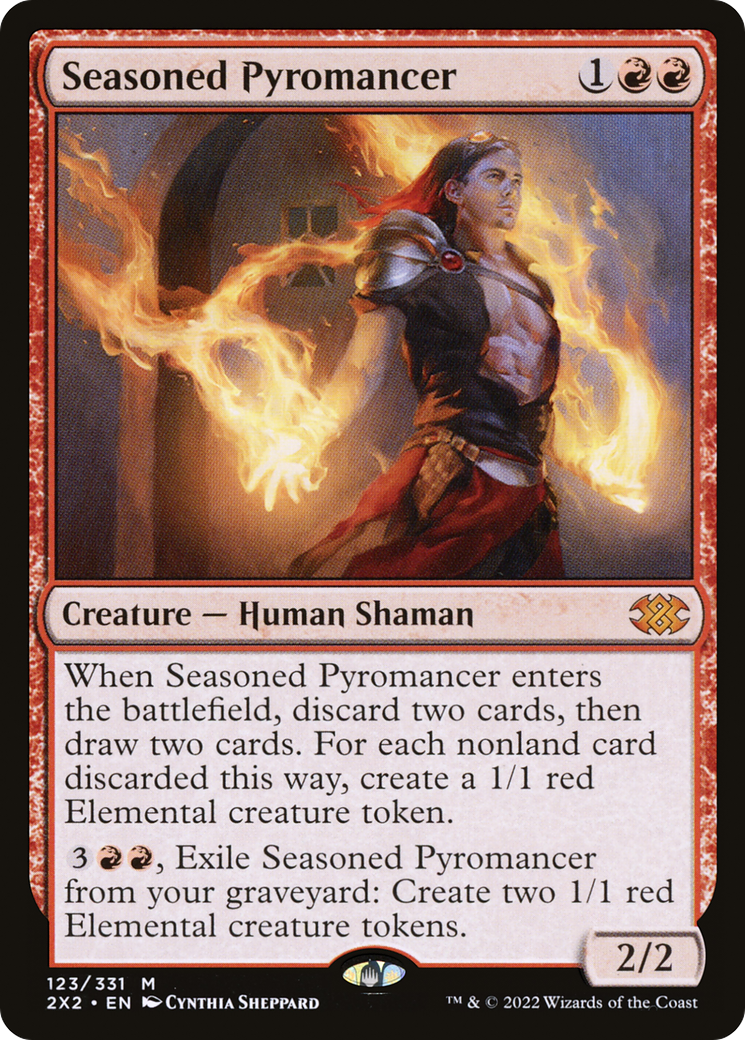 Seasoned Pyromancer (2X2-123) (Foil)