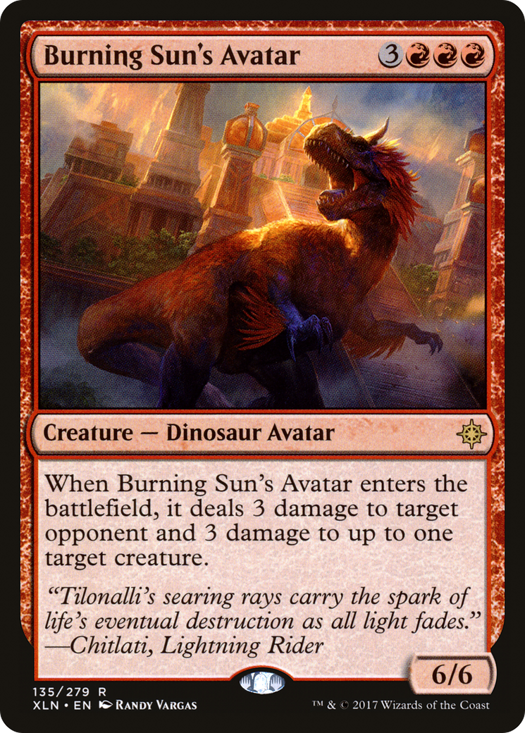 Burning Sun's Avatar (XLN-135) (Foil)