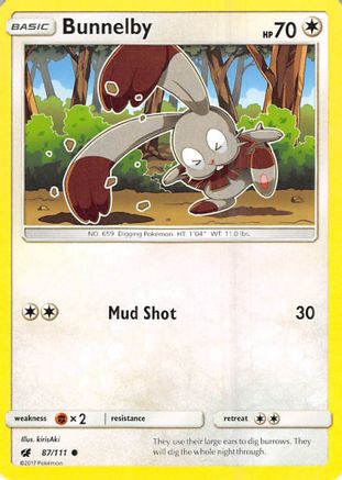 Bunnelby (CIN-087) (Reverse Holofoil)