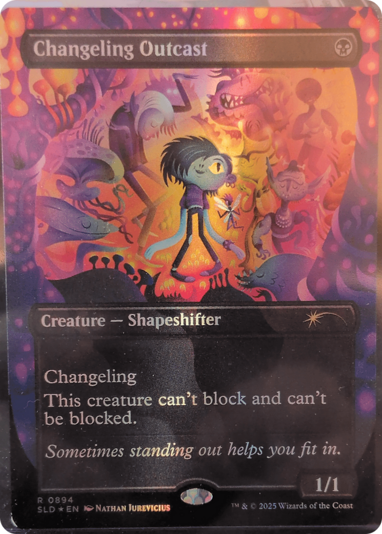 Changeling Outcast (SLD-894) (Borderless) (Foil)