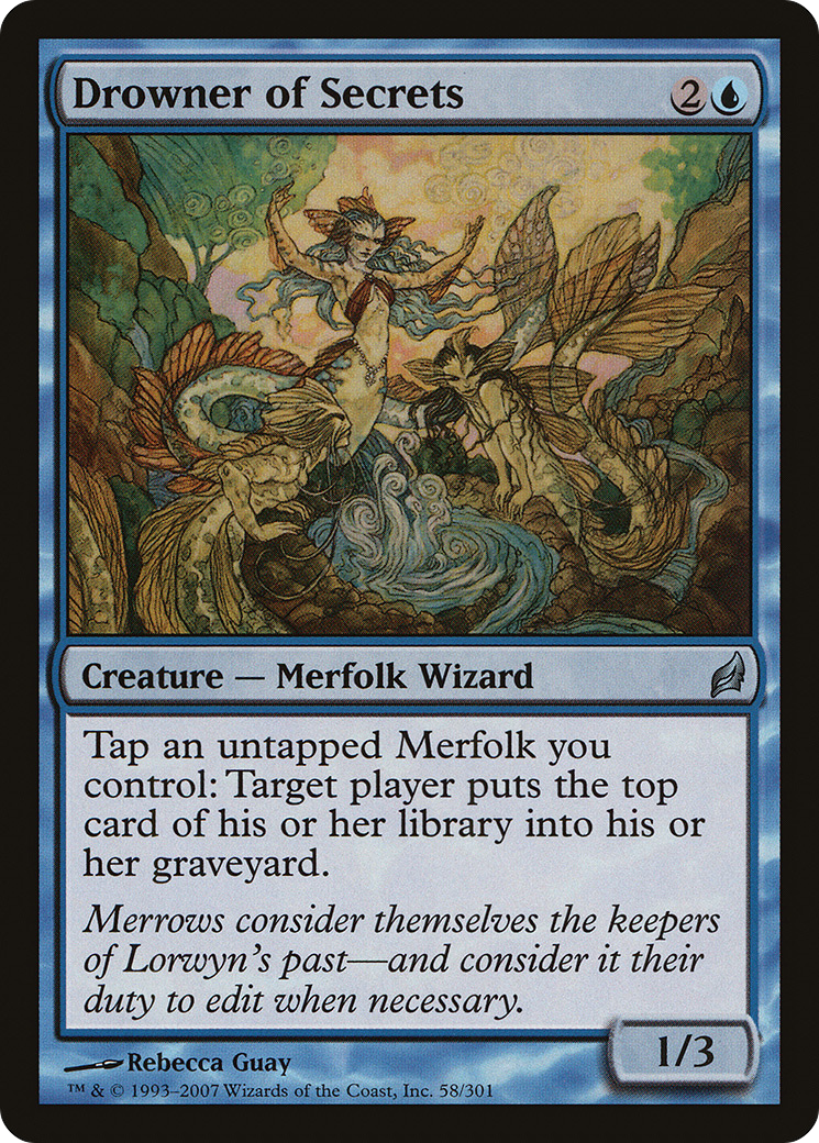 Drowner of Secrets (LRW-058) (Foil)