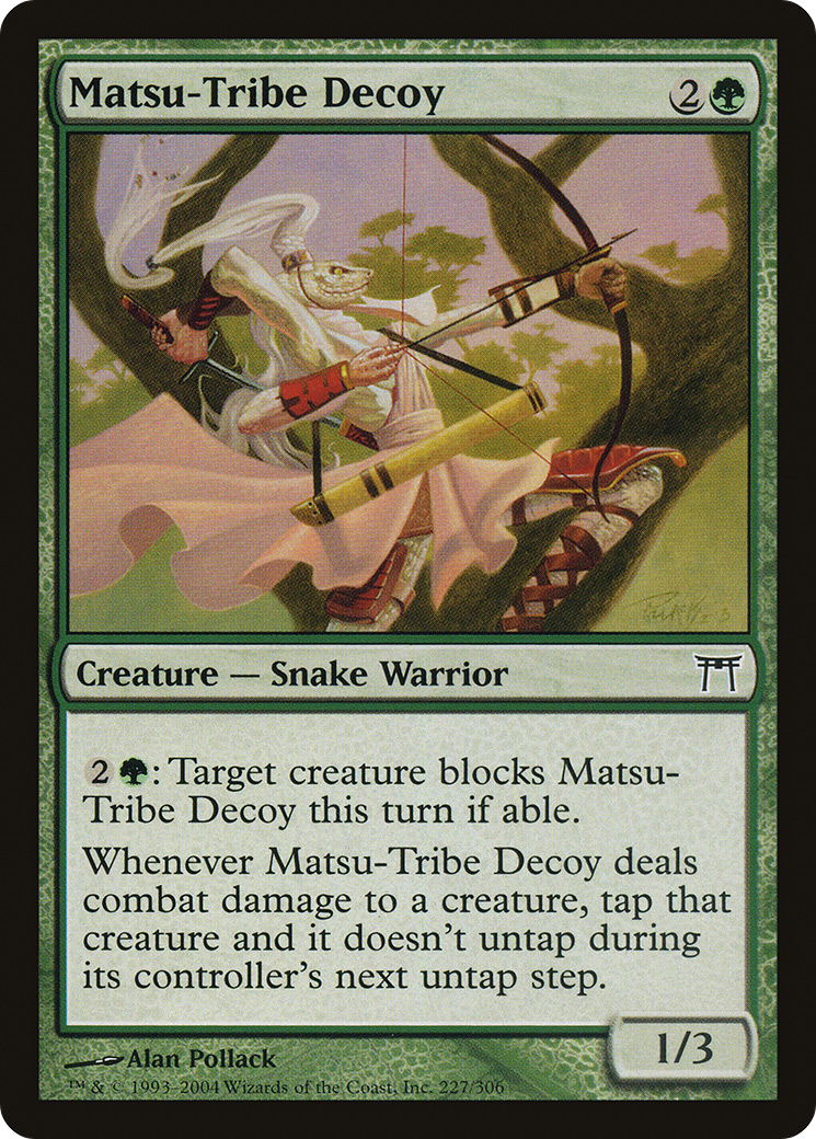 Matsu-Tribe Decoy (CHK-227) (Foil)
