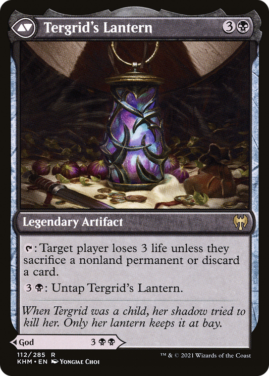 Tergrid, God of Fright // Tergrid's Lantern (KHM-112) (Foil)