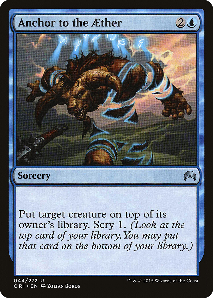 Anchor to the Aether (ORI-044) (Foil)