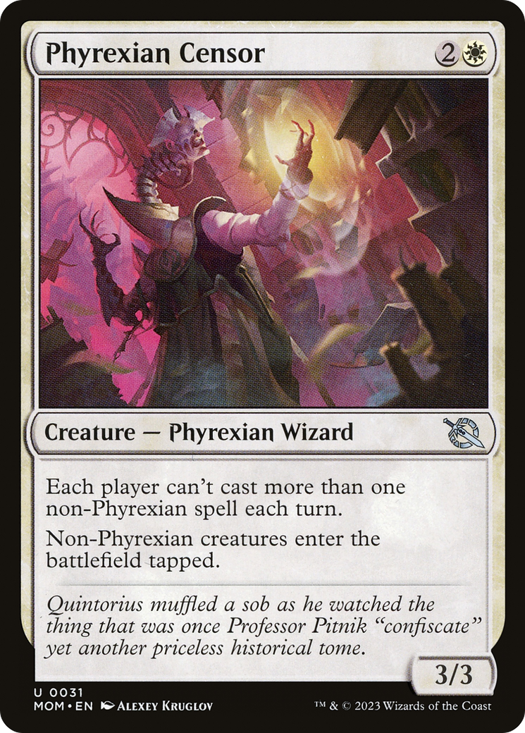 Phyrexian Censor (MOM-031) (Foil)