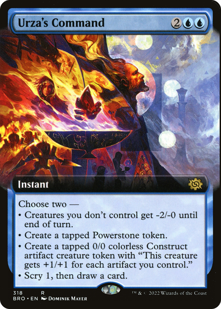 Urza's Command (BRO-318) (Extended Art) (Foil)