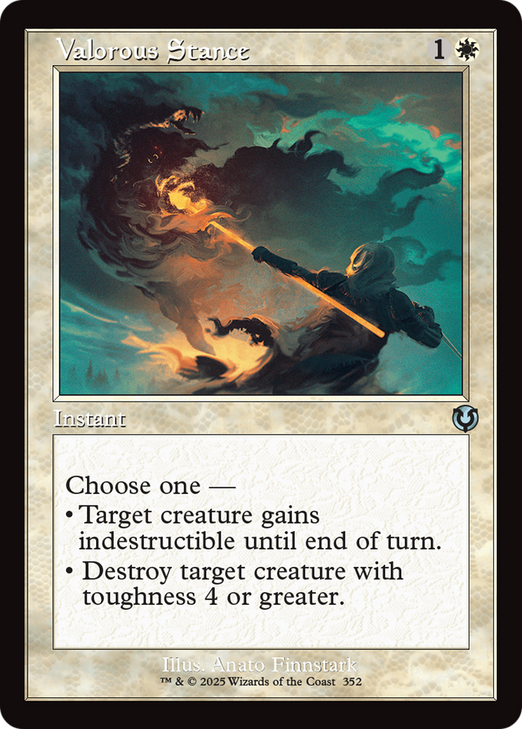 Valorous Stance (INR-352) (Foil)