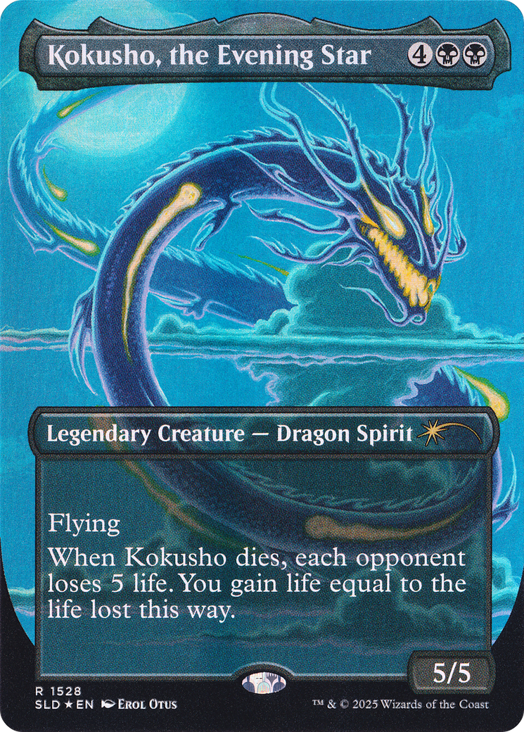 Kokusho, the Evening Star (SLD-1528) (Borderless) (Foil)