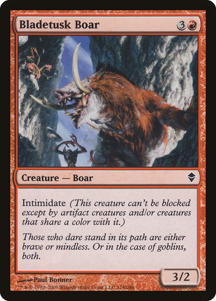 Bladetusk Boar (ZEN-118) (Foil)