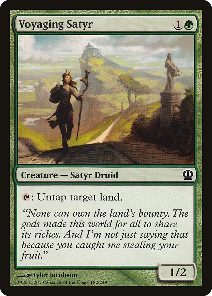 Voyaging Satyr (THS-182) (Foil)