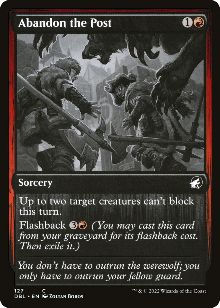 Abandon the Post (DBL-127) (Foil)