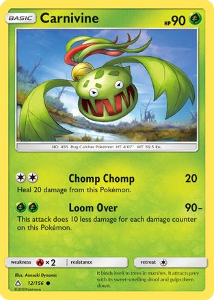 Carnivine (UPR-012) (Reverse Holofoil)