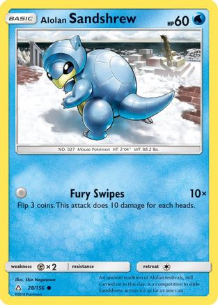 Alolan Sandshrew (UPR-028) (Reverse Holofoil)