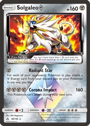 Solgaleo Prism Star (UPR-089) (Holofoil)