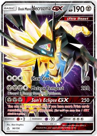 Dusk Mane Necrozma GX (UPR-090) (Holofoil)