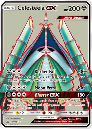 Celesteela GX (Full Art) (UPR-144) (Holofoil)