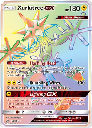 Xurkitree GX (Secret Rare) (UPR-160) (Holofoil)