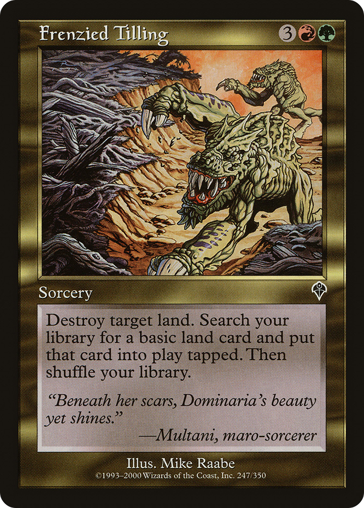 Frenzied Tilling (INV-247) (Foil)