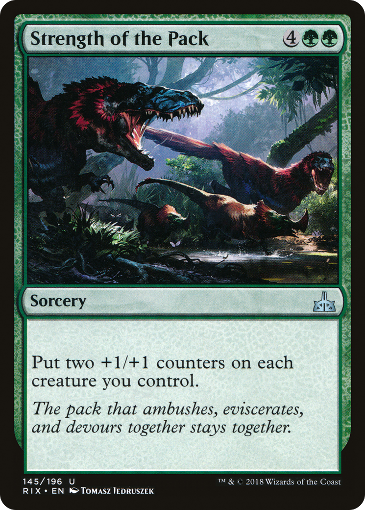Strength of the Pack (RIX-145) (Foil)