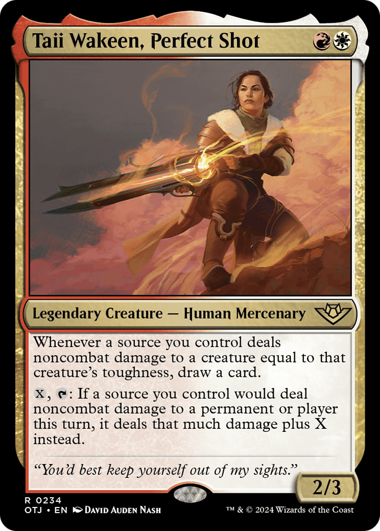 Taii Wakeen, Perfect Shot (OTJ-234) (Foil)