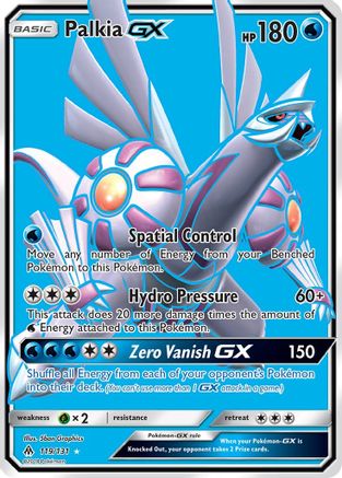 Palkia GX (Full Art) (FLI-119) (Holofoil)