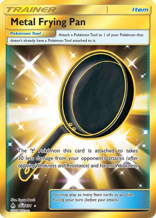Metal Frying Pan (Secret) (FLI-144) (Holofoil)