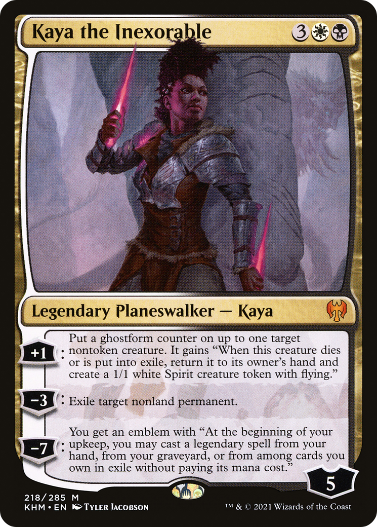 Kaya the Inexorable (KHM-218) (Foil)