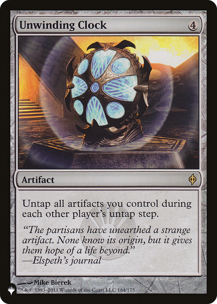 Unwinding Clock (LIST-NPH-164)
