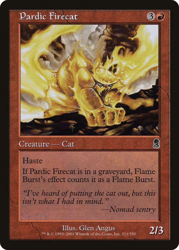 Pardic Firecat (ODY-211) (Foil)