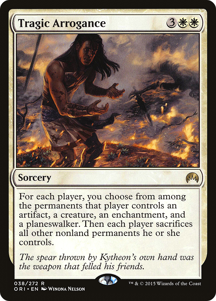 Tragic Arrogance (ORI-038) (Foil)