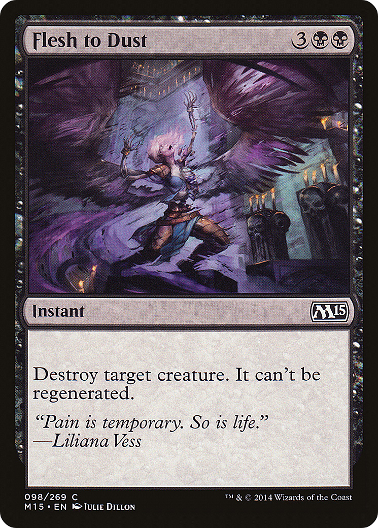 Flesh to Dust (M15-098) (Foil)