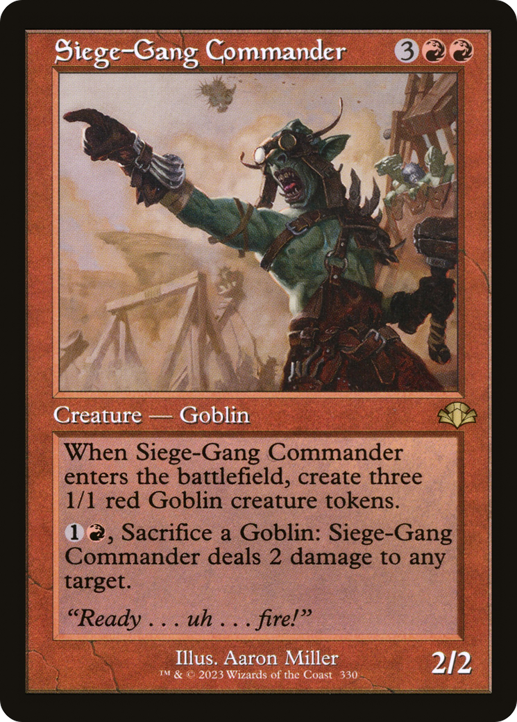 Siege-Gang Commander (DMR-330) (Foil)