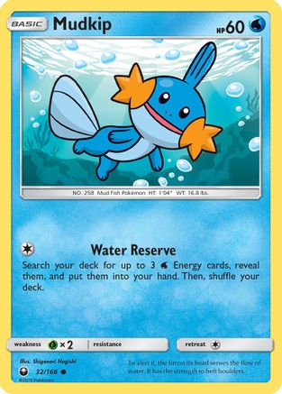 Mudkip (32) (CES-032) (Reverse Holofoil)