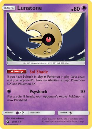 Lunatone (CES-061) (Reverse Holofoil)