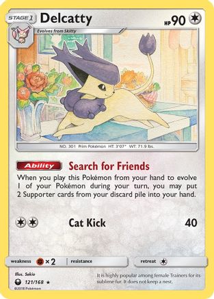 Delcatty (CES-121) (Reverse Holofoil)